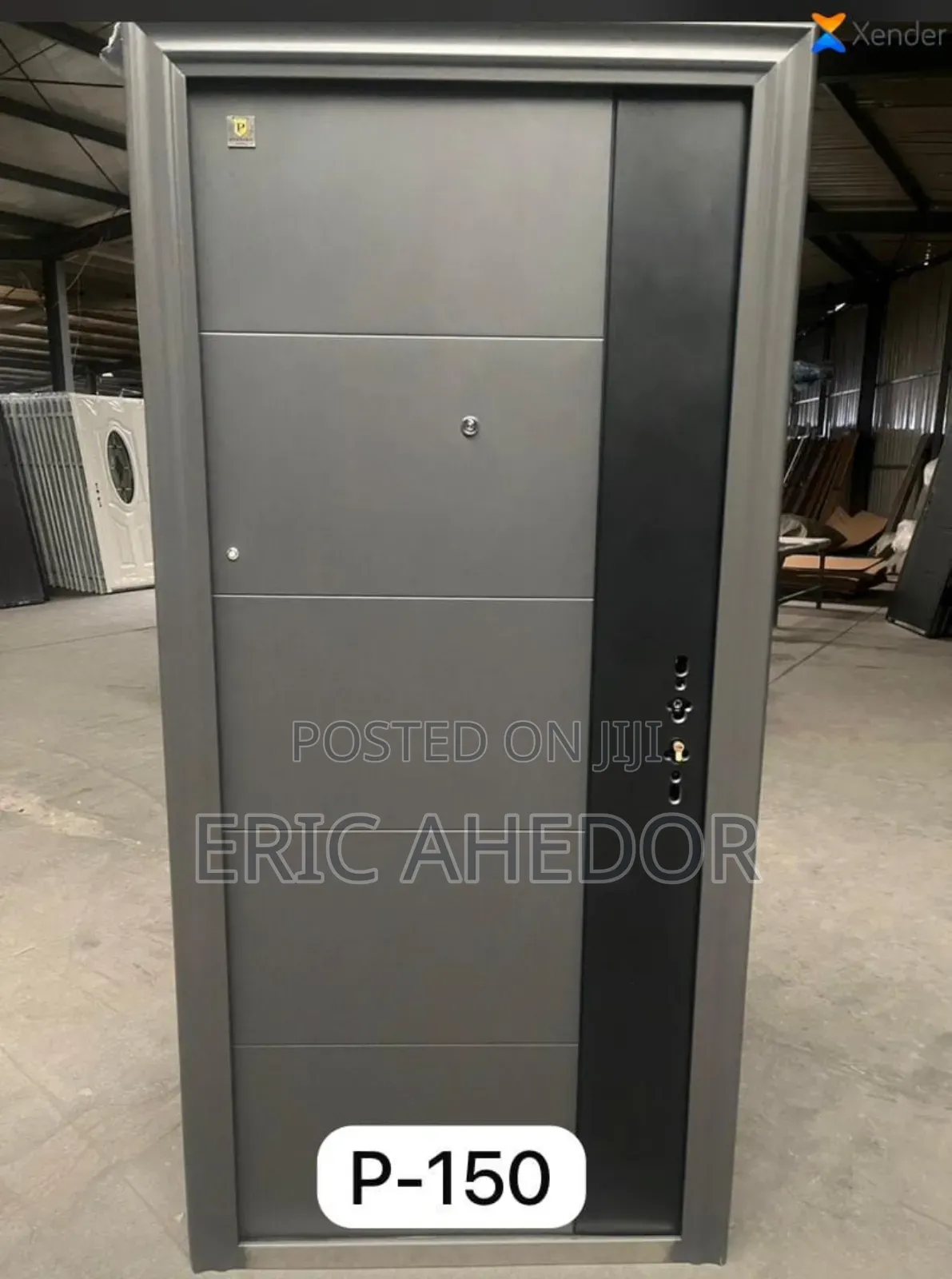 Complete Full Metal Smooth Door and Accessories