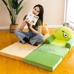 Kids Cartoon Foldable Sofa Bed – 2-in-1 Chair Mattress