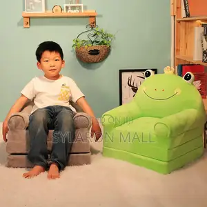Kids Cartoon Foldable Sofa Bed – 2-in-1 Chair Mattress
