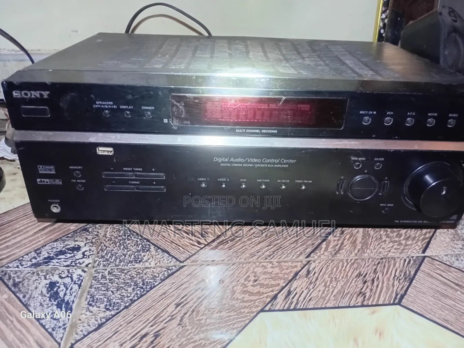 Powerful Sony Av Receiver 3d Sound With Bluetooth,Radio,Usb, Optical