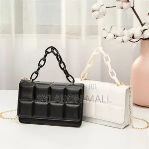 Luxe Charm Chain Purse – Quilted Edition