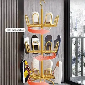 Luxurious Rotating Shoe Slipper Rack