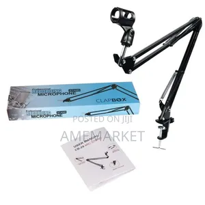 Adjustable Scissors Boom Arm Microphone Stand For Recording Studio