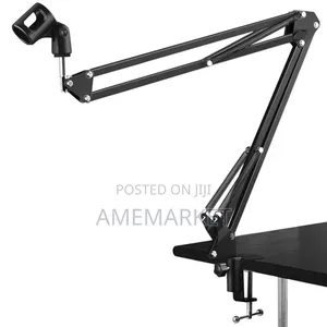 Adjustable Scissors Boom Arm Microphone Stand For Recording Studio
