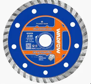 Wadfow 230x22.2mm Turbo Diamond Cutting Disc - Wdc3k05