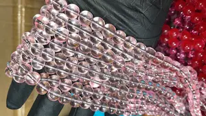 Transparent Pink Bead