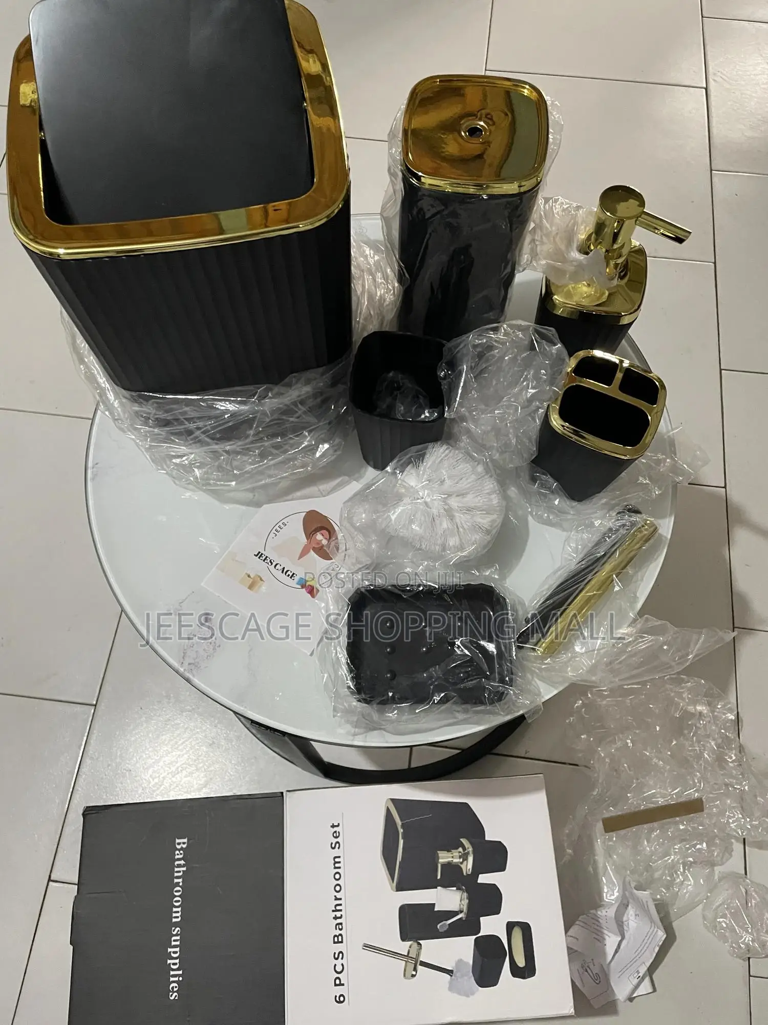 6pcs Bathroom Accessories