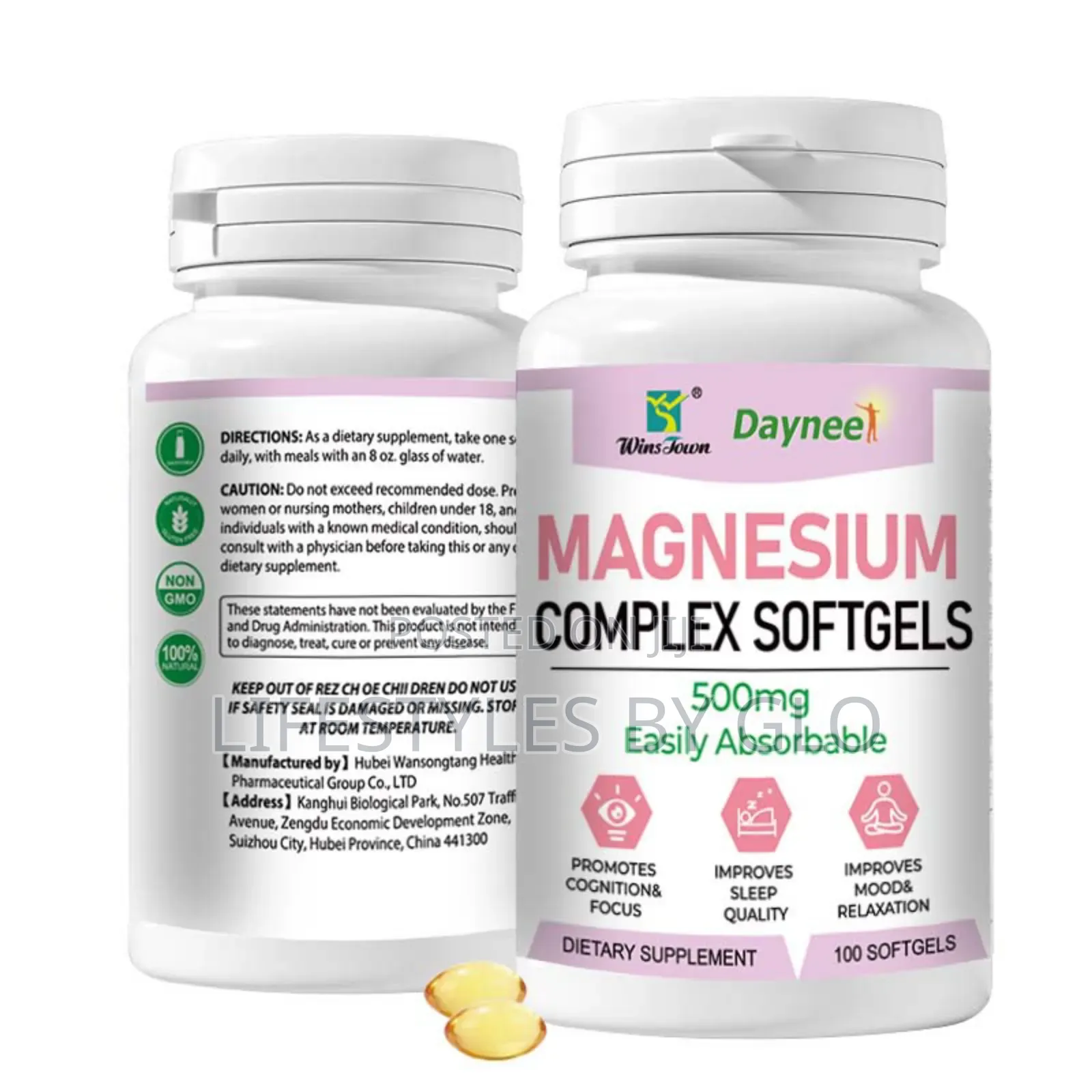 Magnesium Complex Softgel 500g- Easily Absorbable -