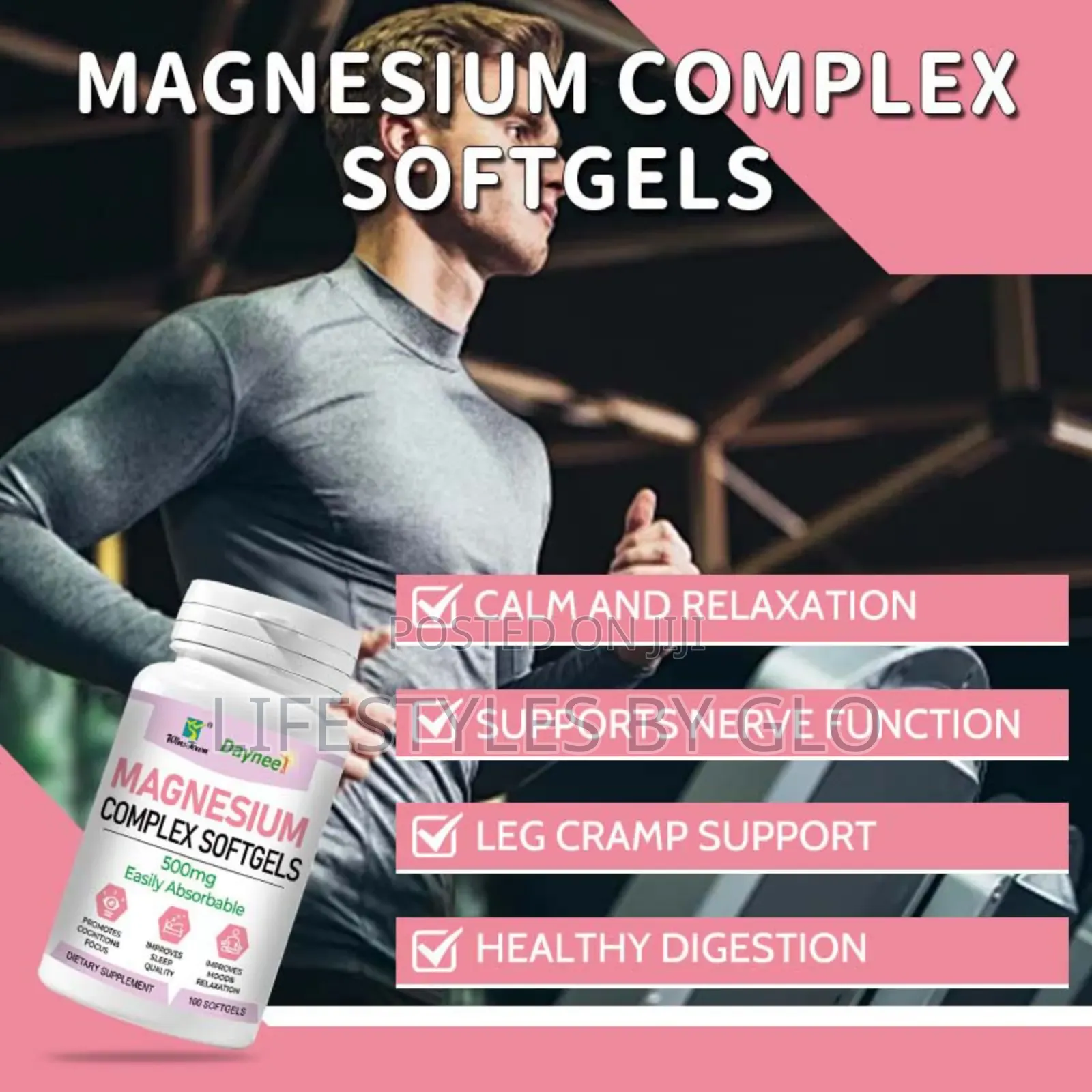 Magnesium Complex Softgel 500g- Easily Absorbable -