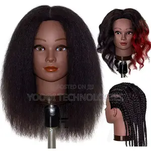 Afro/ Straight Human Hair Mannequin Training Doll