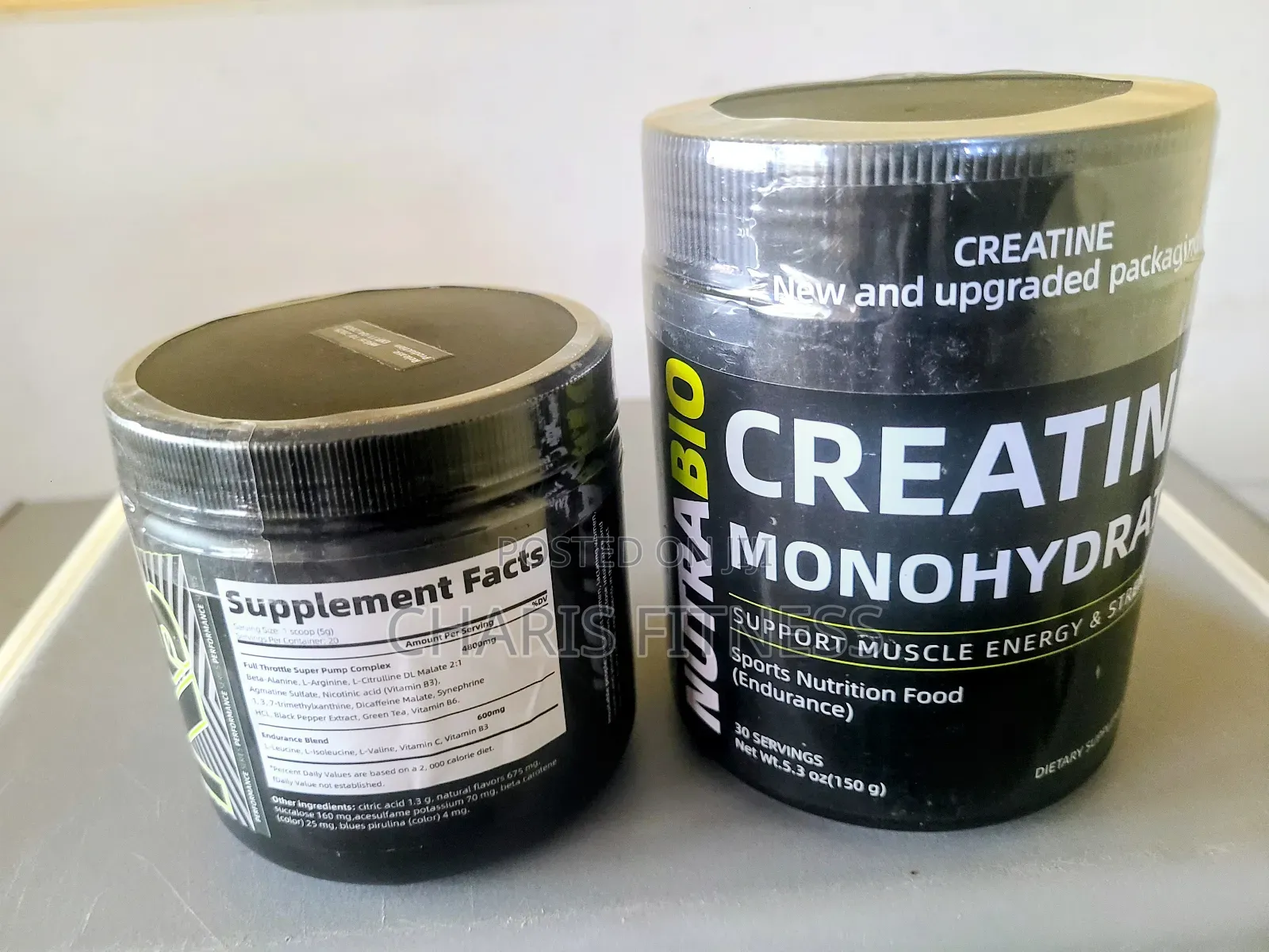 Nutrabio Pre Workout + Creatine Complete Combo