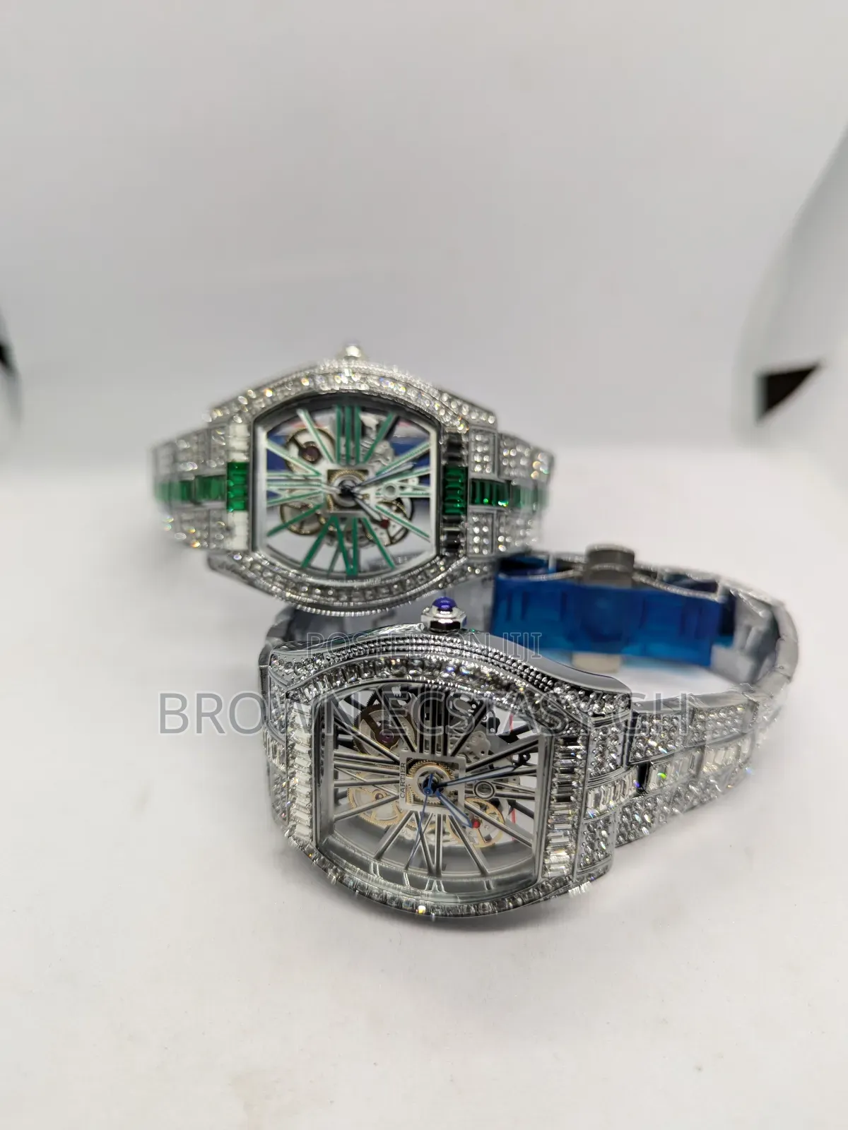 Iced Out Carter Roadster Skeleton Watch