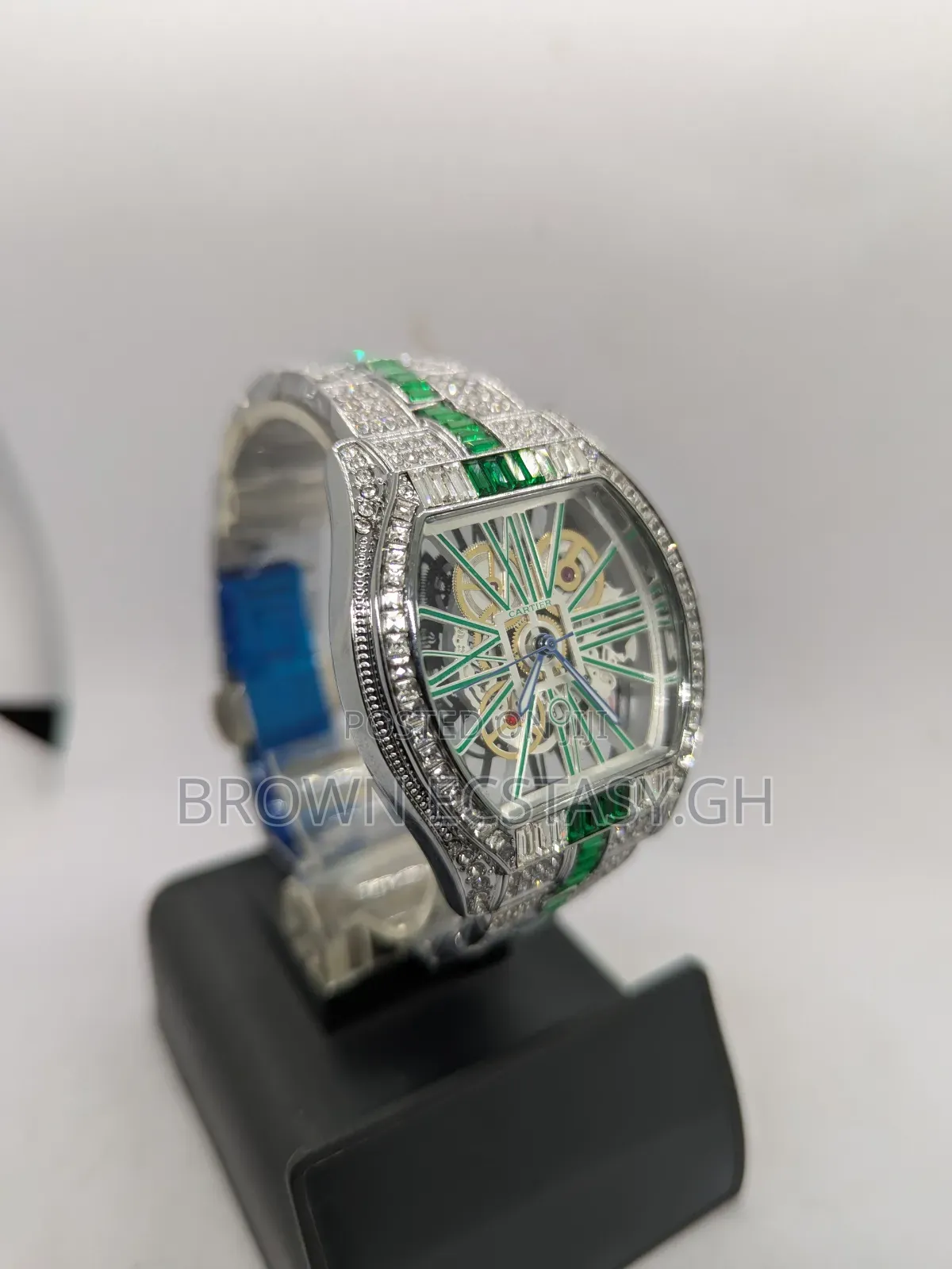 Iced Out Carter Roadster Skeleton Watch
