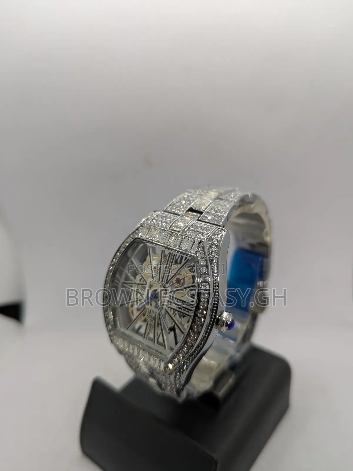 Iced Out Carter Roadster Skeleton Watch