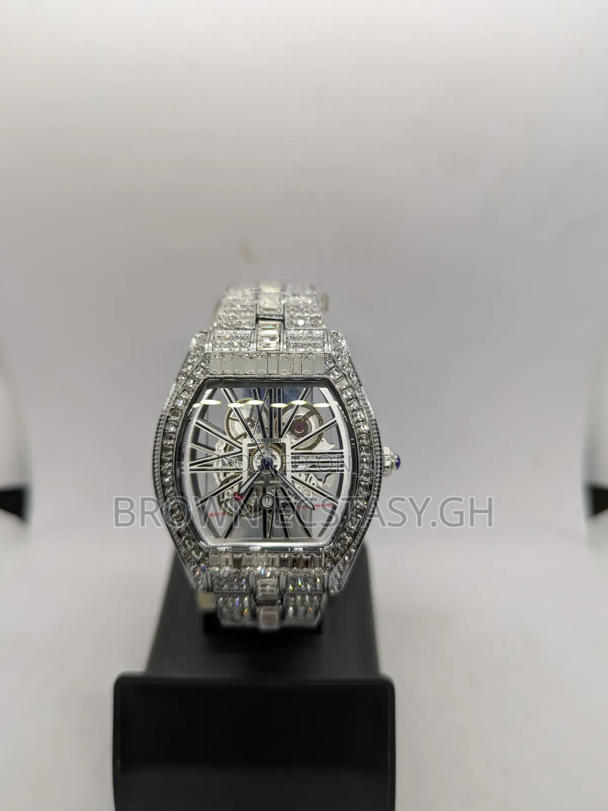 Iced Out Carter Roadster Skeleton Watch