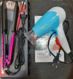 Sonar Hair Straightener + Hair Dryer Package