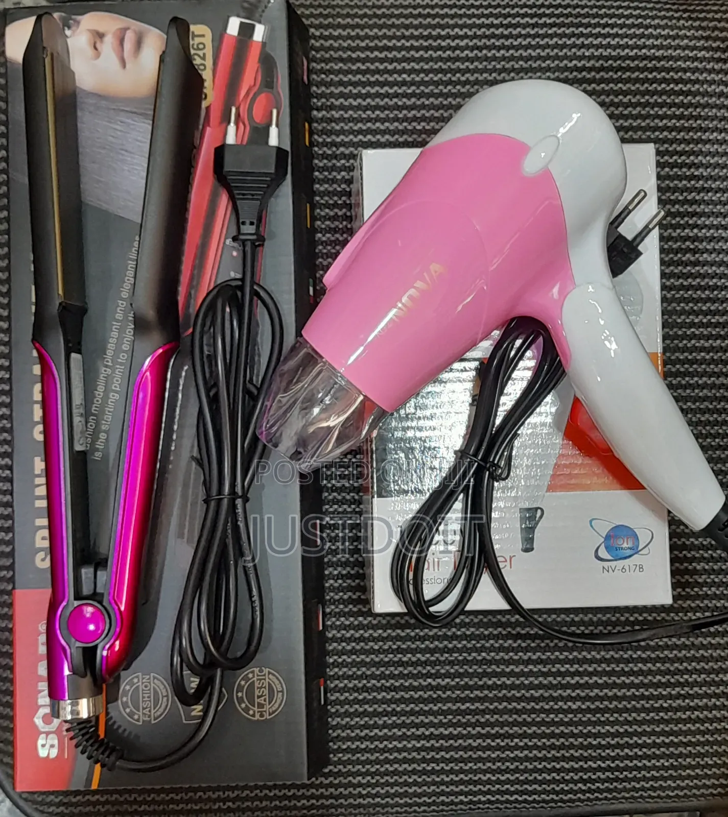 Sonar Hair Straightener Nova Dryer Package Promo.