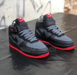 Nike Air Force 2 Original Black Ash and Red