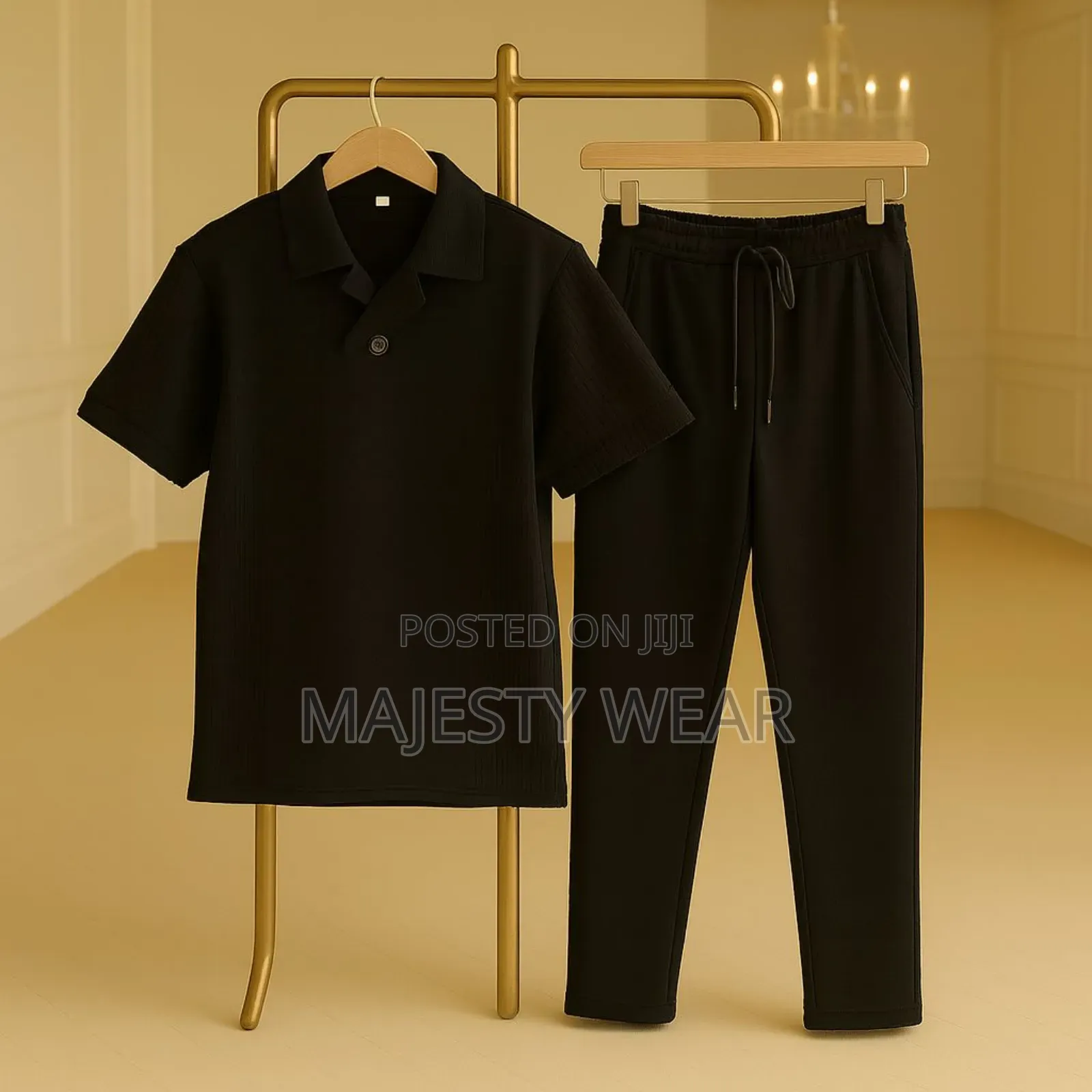 Black Kaftan for Men