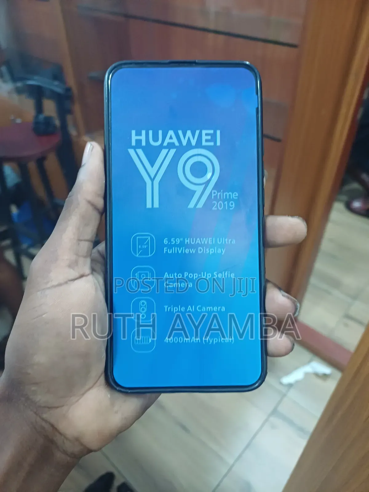 New Huawei Y9 Prime 2019 128 GB Black