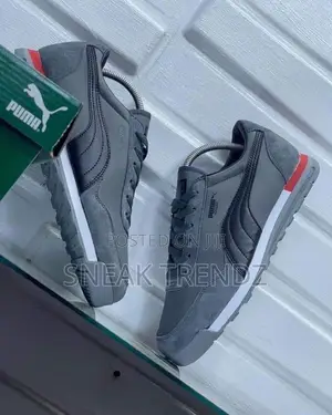 Puma Joker Ash Black Red and White