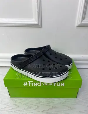 Original Crocs Black Grey Midnight Blue N White
