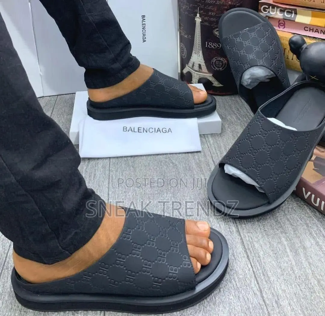 Balenciaga Original Slippers Black
