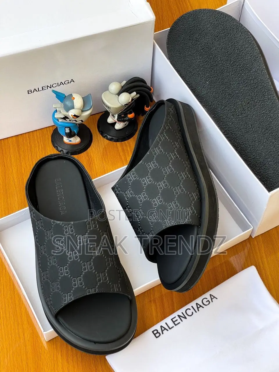 Balenciaga Original Slippers Black