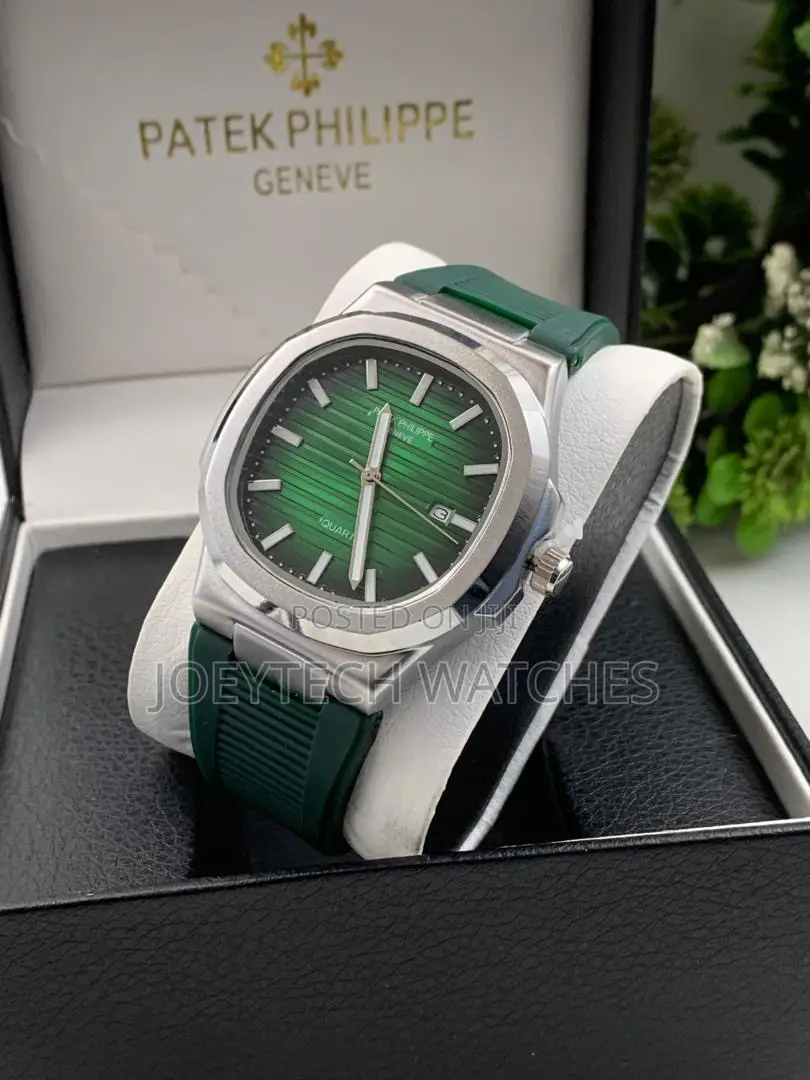 Patek Philippe Multi-Colored Silicone Strap Watch