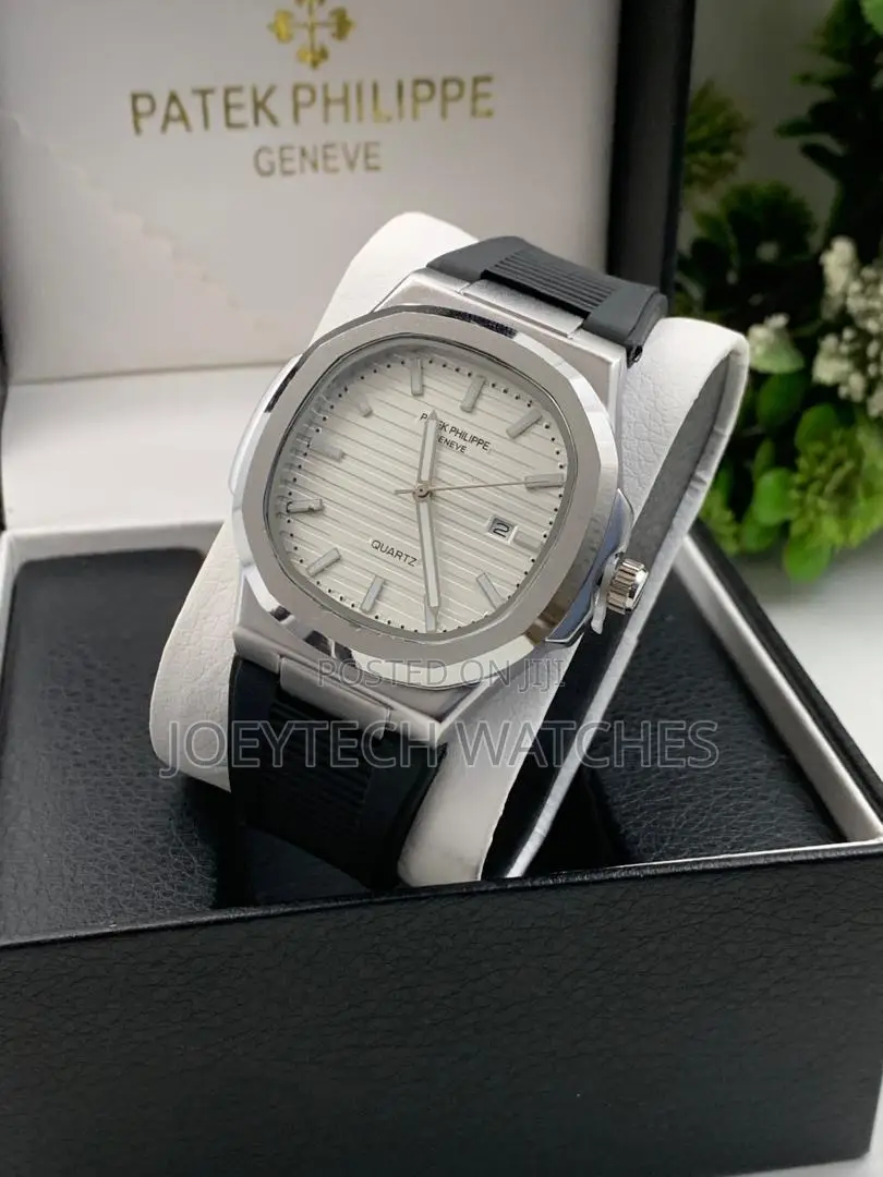 Patek Philippe Multi-Colored Silicone Strap Watch