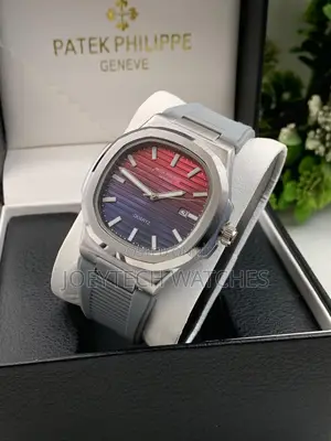 Patek Philippe Multi-Colored Silicone Strap Watch