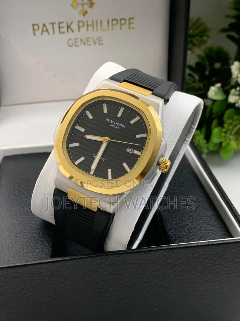 Patek Philippe Multi-Colored Silicone Strap Watch