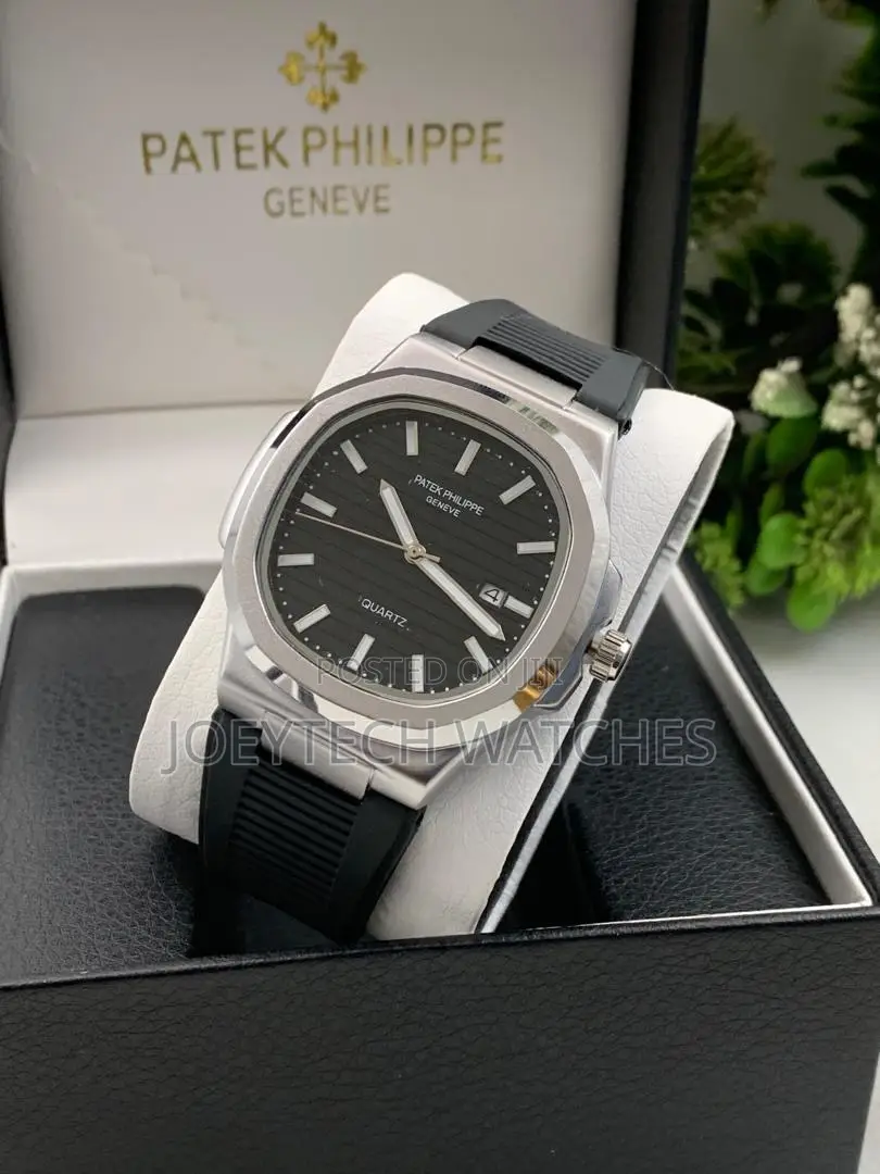 Patek Philippe Multi-Colored Silicone Strap Watch