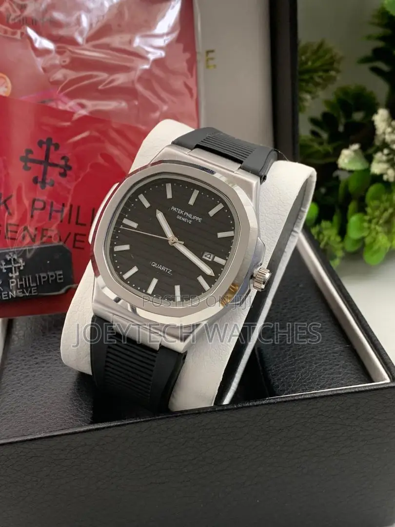 Patek Philippe Multi-Colored Silicone Strap Watch
