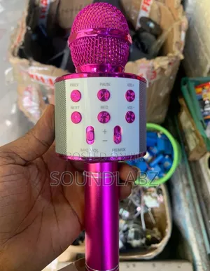 Wster Ws-858 Wireless Bluetooth Karaoke Microphone.