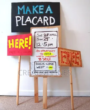 Wooden Placards