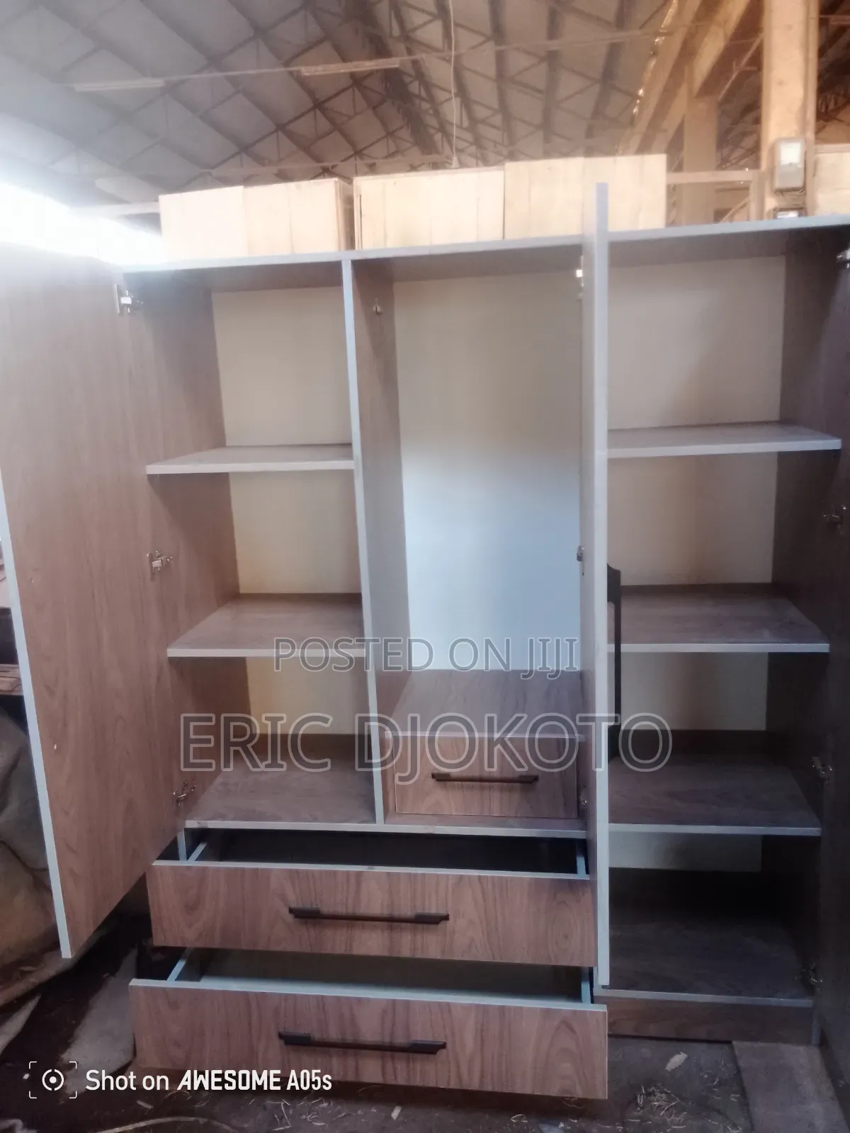 Big Wardrobe With Big Two Drawers