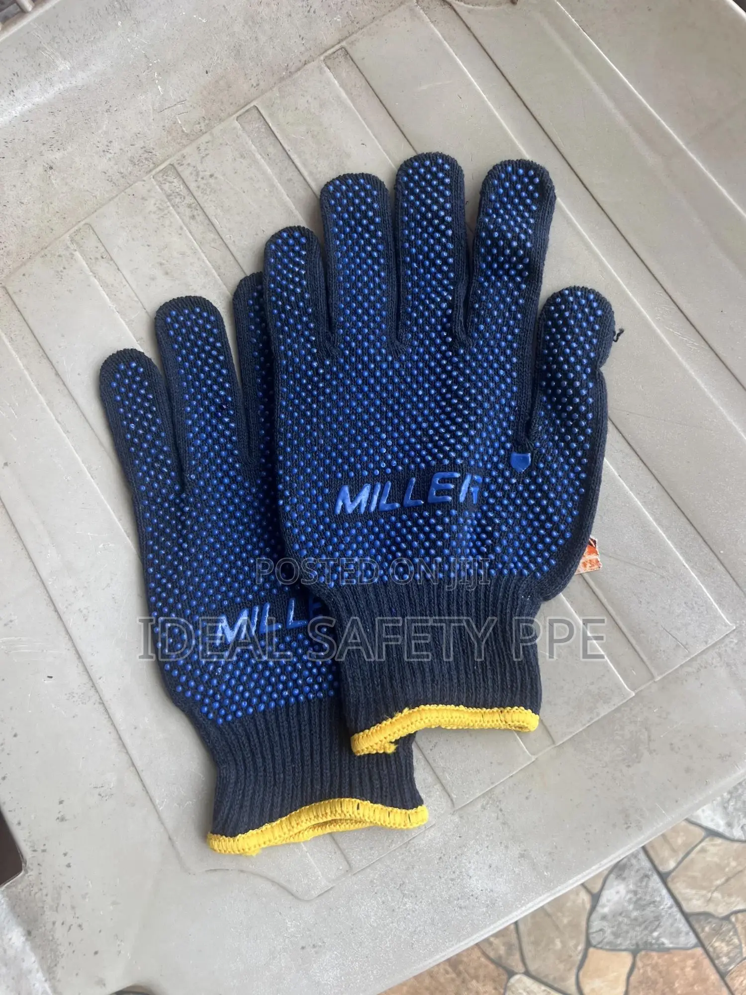 Millet Dotted Grip Safety Gloves