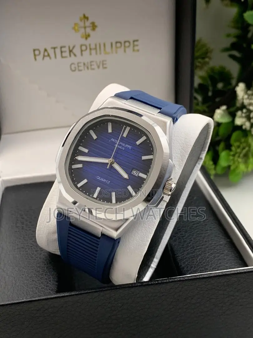 Patek Philippe Multi-Colored Silicone Strap Watch
