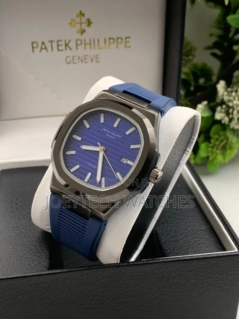 Patek Philippe Multi-Colored Silicone Strap Watch