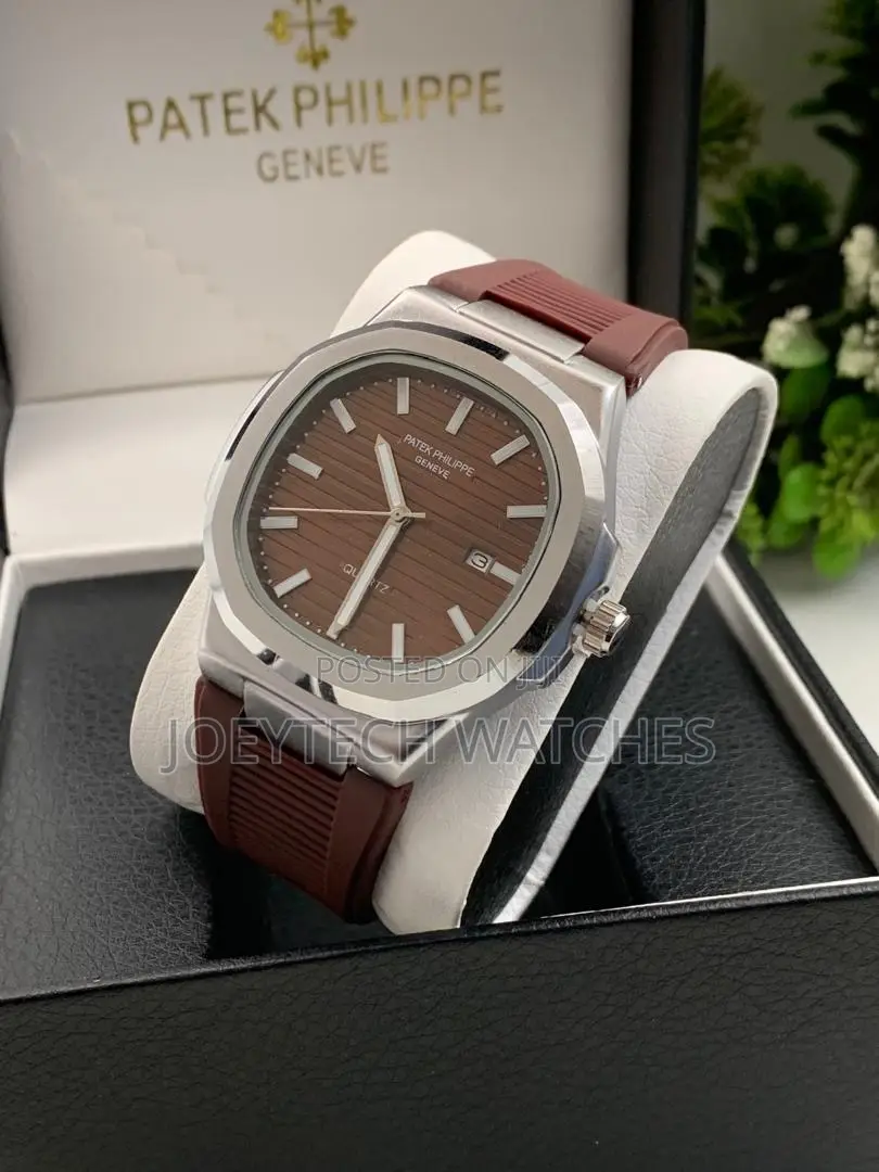 Patek Philippe Multi-Colored Silicone Strap Watch