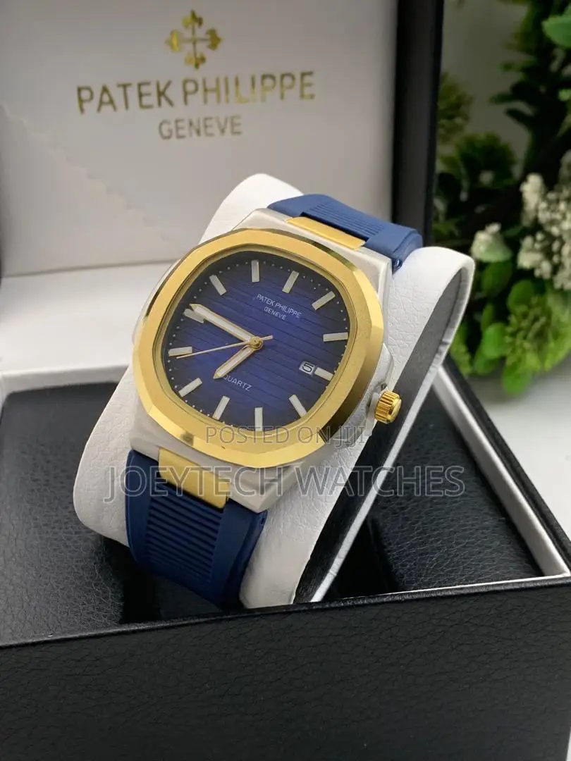 Patek Philippe Multi-Colored Silicone Strap Watch