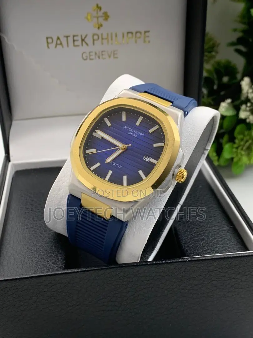 Patek Philippe Multi-Colored Silicone Strap Watch
