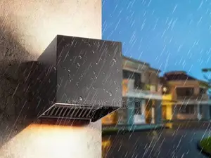 Waterproof Metallic Cube Wall Lamp for Homes , Apartments Etc