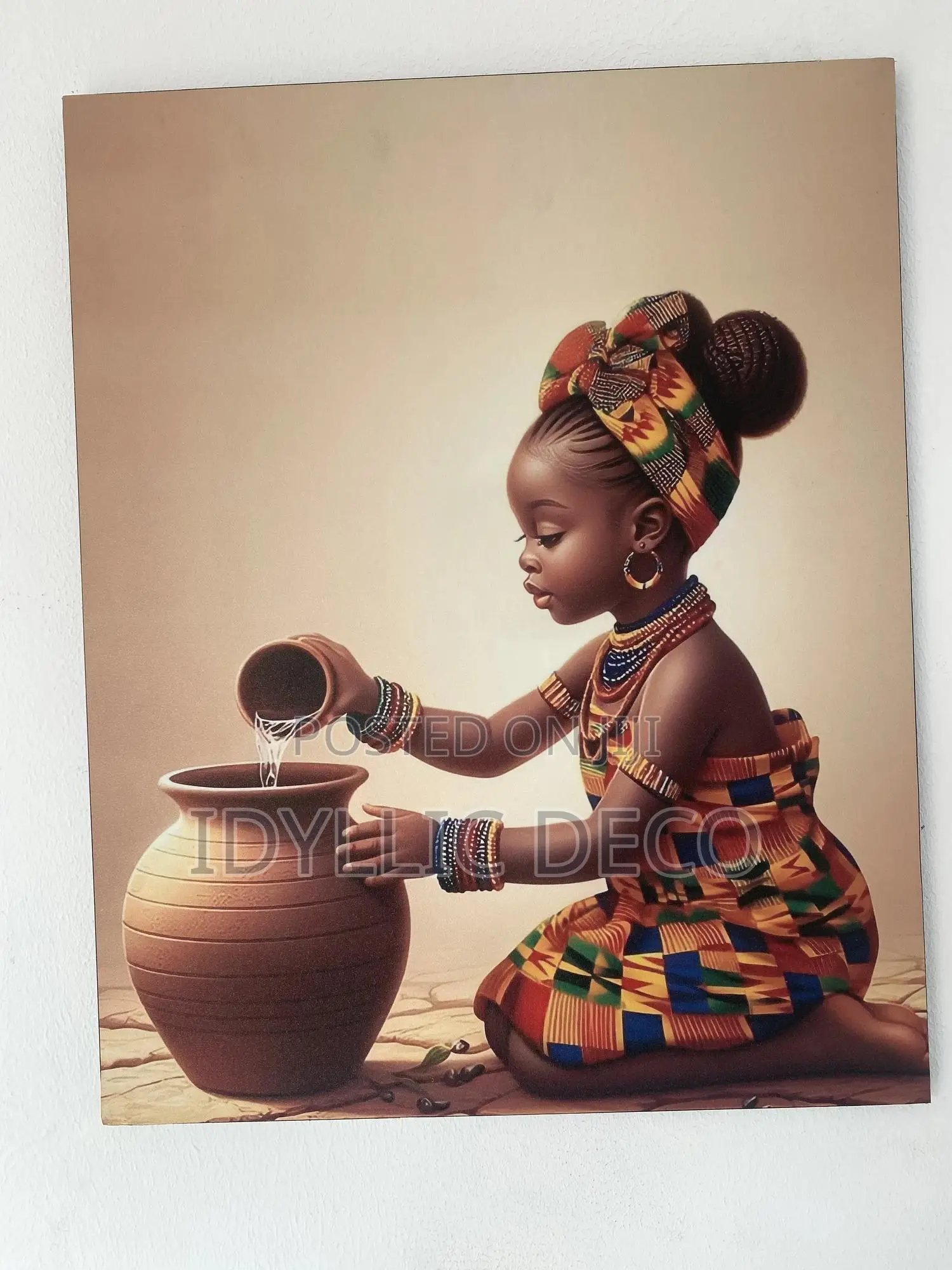 Elegant Akwaaba Wall Canvas