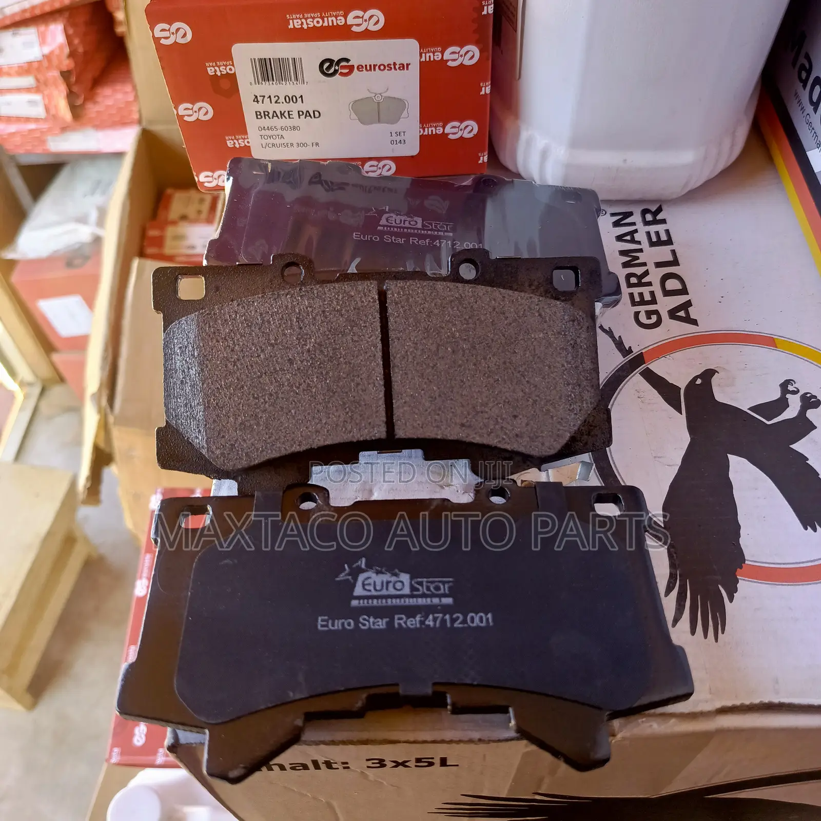 Eurostar 04465-60380 Brake Pad for Toyota Land Cruiser