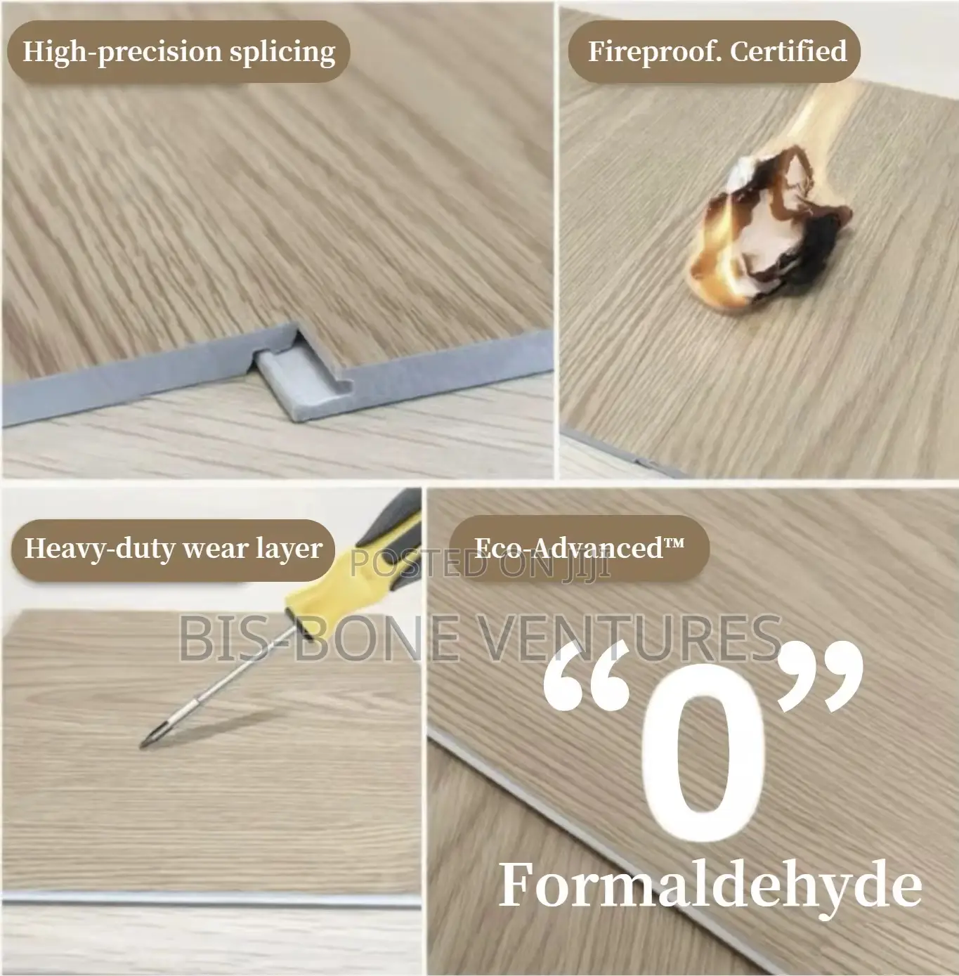 SPC Flooring (1220mm X 180mm X 6mm)