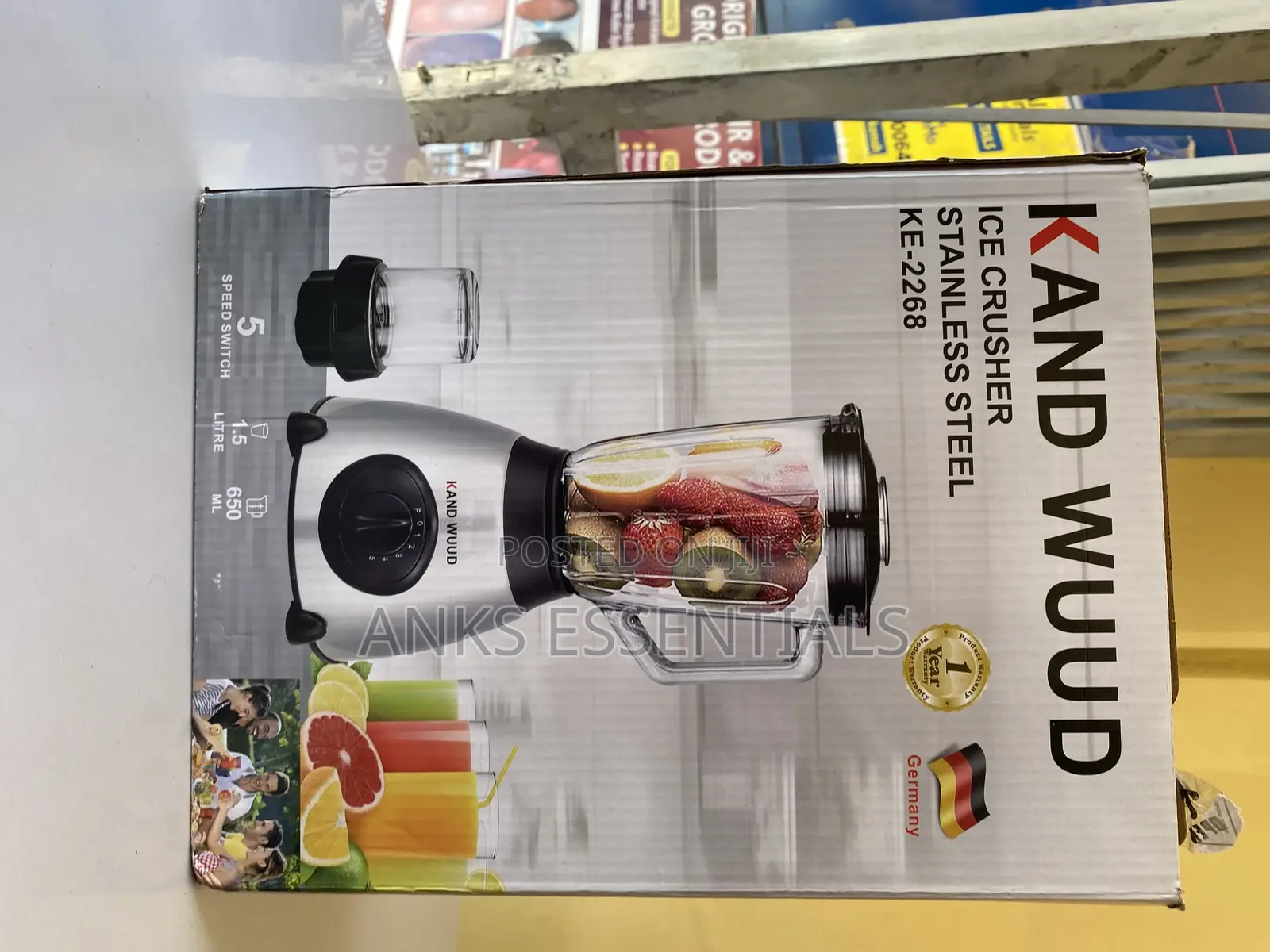 Kaund Wuud Industrial Blender for Home Business Use