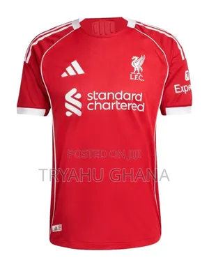Shop Official 2025/2026 Authentic Liverpool Home Jerseys At Tryahu