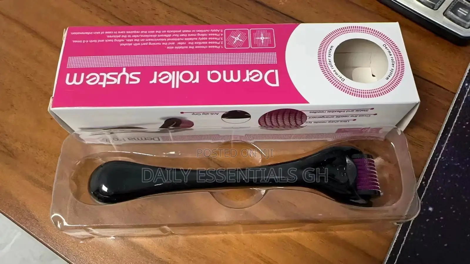 Microneedle Derma Roller 2.0mm – Strong Hair Skin Therapy